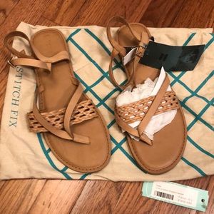 Tom’s Lexie Leather Braided Sandal